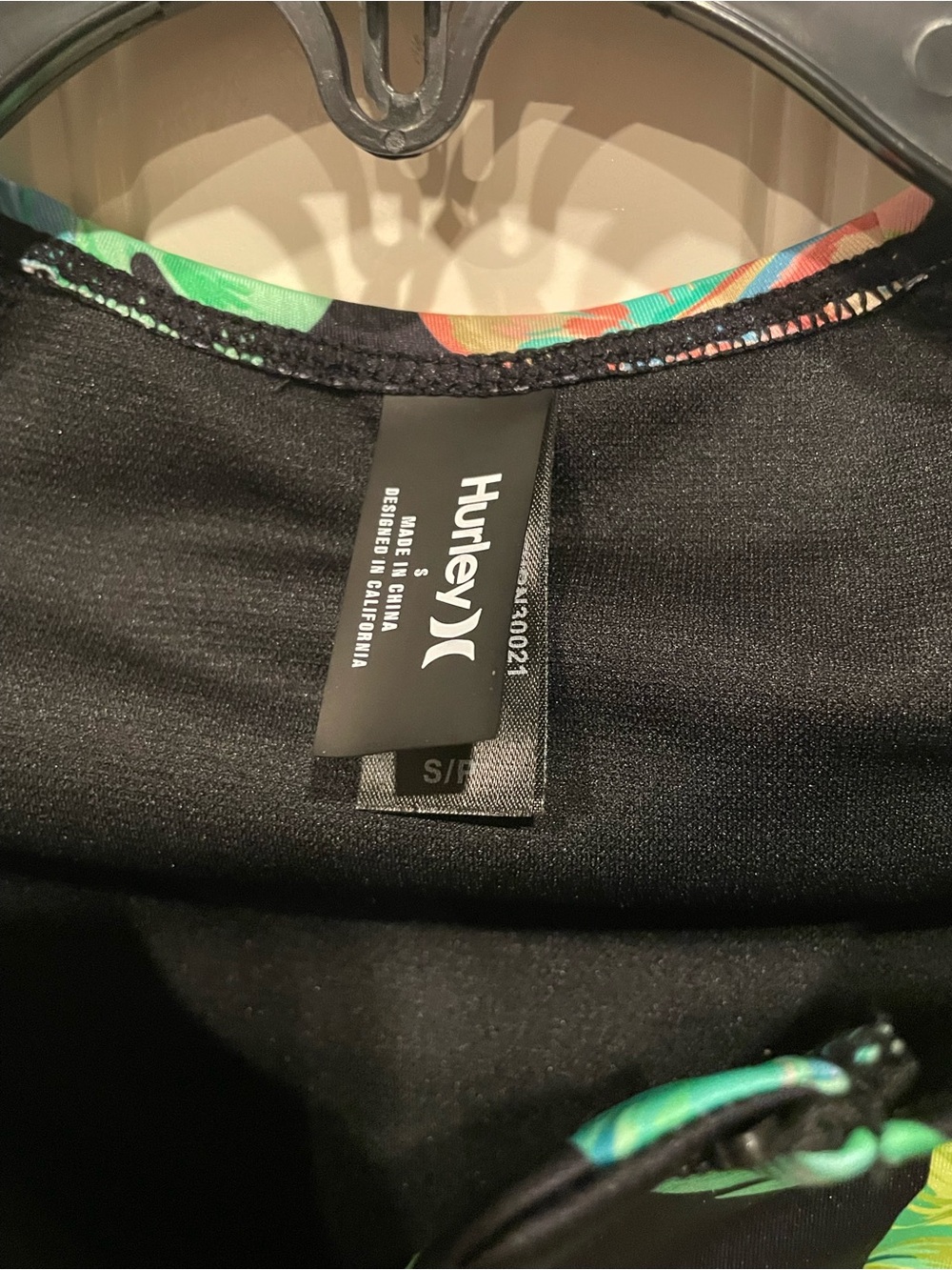 🌴 Hurley Tropical Leaf Rashguard Bodysuit | Size S 🌴 - Picture 2 of 6